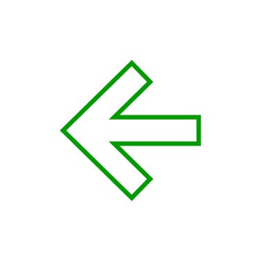 ok simgesi, vektör illüstrasyonu