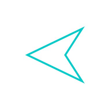 ok simgesi, vektör illüstrasyonu