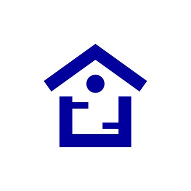 ev ikonu. Emlak konsepti düz vektör simgesi