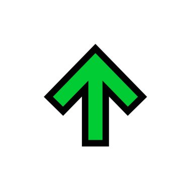 ok simgesi, vektör illüstrasyonu