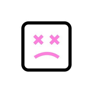 emojinin vektör illüstrasyonu, simge simgesi     