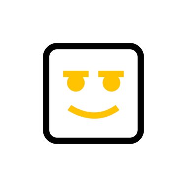 emojinin vektör illüstrasyonu, simge simgesi     