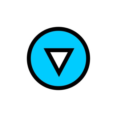 ok simgesi, vektör illüstrasyonu