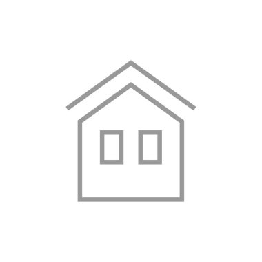 Emlak simgesi vektör illüstrasyon tasarımı