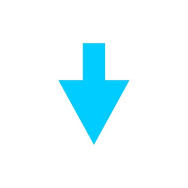 ok simgesi, vektör illüstrasyonu