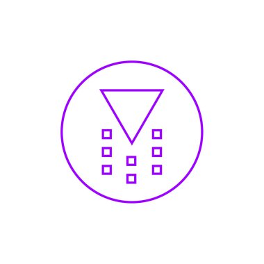 Modern eğitim çizgisi ikon tasarımının vektör illüstrasyonu. Eğitim işareti üniversite simgesi unsuru olarak da kullanılacak.