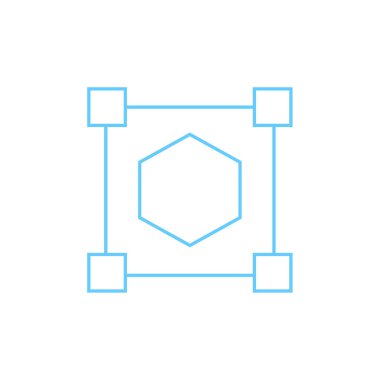 Elmasın vektör illüstrasyonu