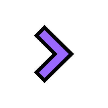 ok simgesi, vektör illüstrasyonu