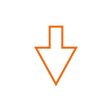 ok simgesi, vektör illüstrasyonu 