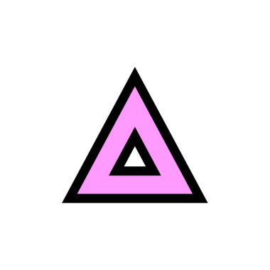 Bir üçgenin vektör çizimi