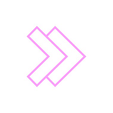 ok simgesi vektör işareti gösterimi