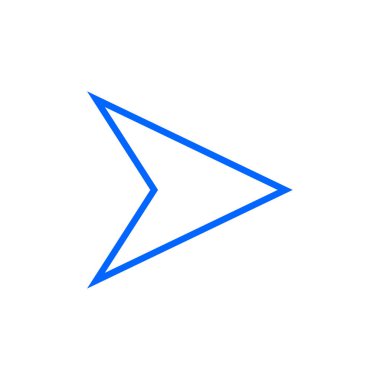 ok simgesi vektör illüstrasyon logo şablonu taşıyıcısı