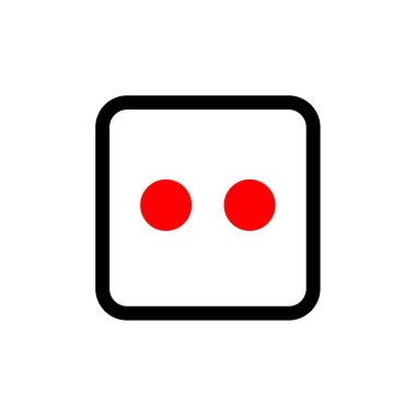 Modern Emoji simgesinin vektör illüstrasyonu    