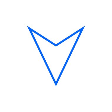 Ok simgesi. vektör illüstrasyonu