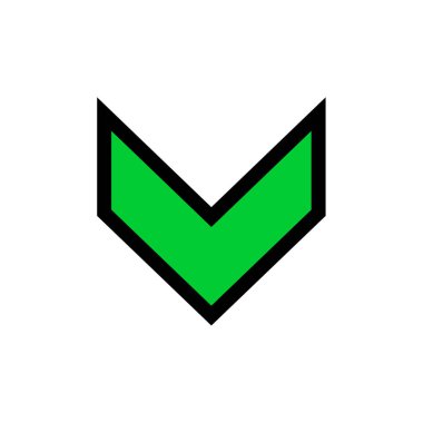 İşaretleme simgesi vektör illüstrasyonunu kontrol et