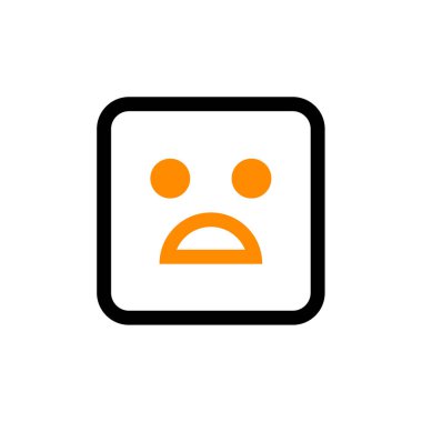 Gülümsemek ifade simgesi, vektör çizim