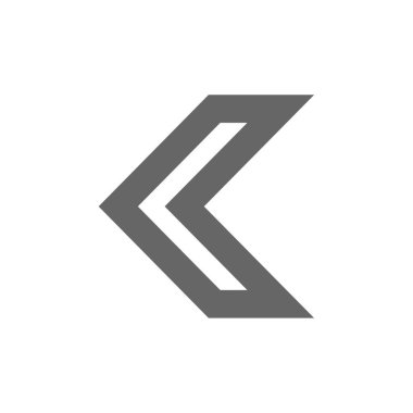 ok simgesi vektör illüstrasyonu