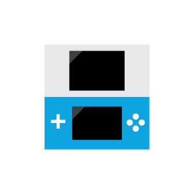 oyun vektörü sembolü düz simge