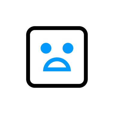 Duygu simgesi. vektör simgesi