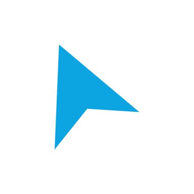 ok simgesi, vektör illüstrasyonu