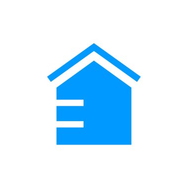 ev ikonu. Emlak konsepti düz vektör simgesi