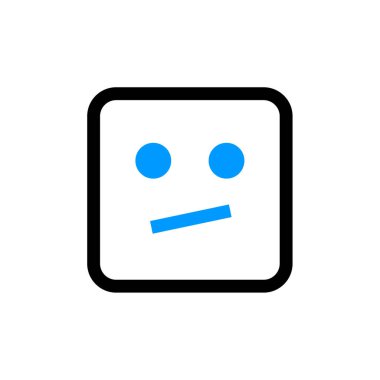 robot ikon vektör illüstrasyonu