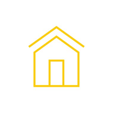 ev ikonu. Emlak konsepti düz vektör simgesi