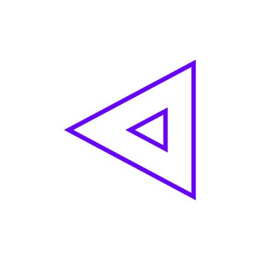 Beyaz arkaplanda izole edilmiş ok simgesinin vektör çizimi  