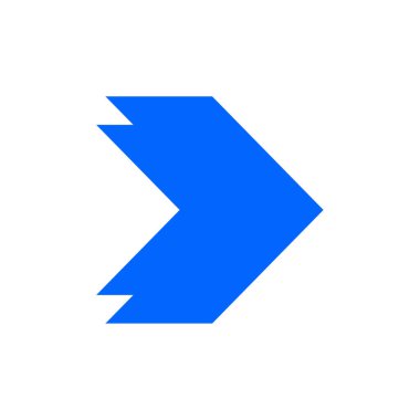 Beyaz arkaplanda izole edilmiş ok simgesinin vektör çizimi  