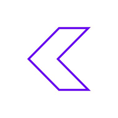 Beyaz arkaplanda izole edilmiş ok simgesinin vektör çizimi  