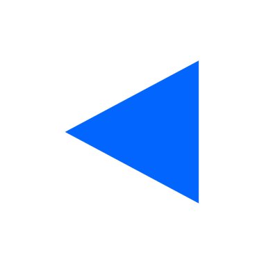 Beyaz arkaplanda izole edilmiş ok simgesinin vektör çizimi  