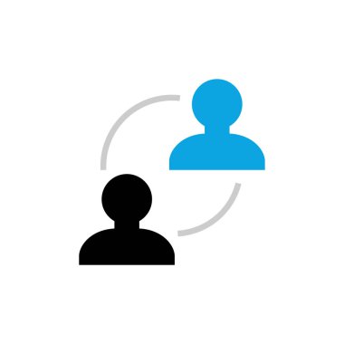 Web kullanıcı simgesi konsept vektör çizimi 