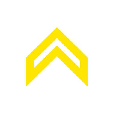 Beyaz arkaplanda ok simgesi. düz tasarım biçimi    