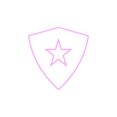 kalkan simgesi, vektör illüstrasyonu