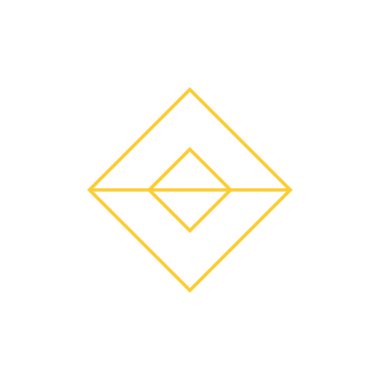 üçgen simge logo tasarımı şablon çizimi