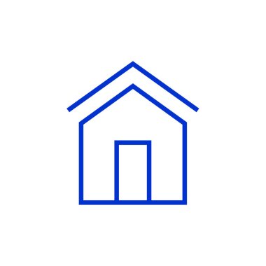 Emlak simgesi, vektör illüstrasyonu