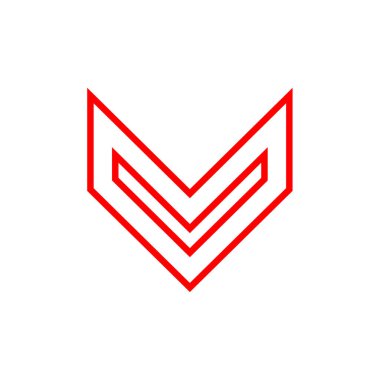 ok simgesi, vektör illüstrasyonu