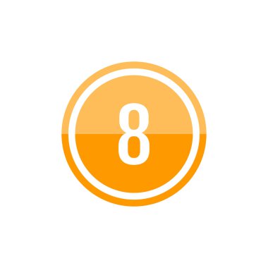 8. raundun vektör logosu