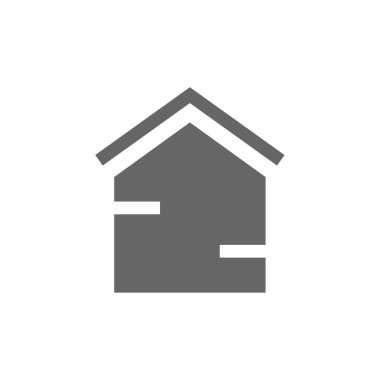 Emlak simgesi vektör illüstrasyonu