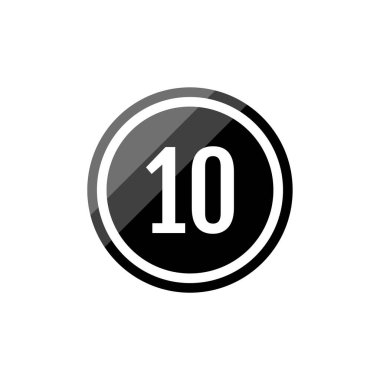 10. raundun vektör logosu