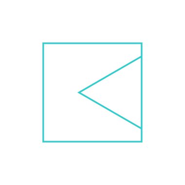 düz ok simgesi, vektör, illüstrasyon