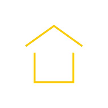 Emlak simgesi, vektör illüstrasyonu