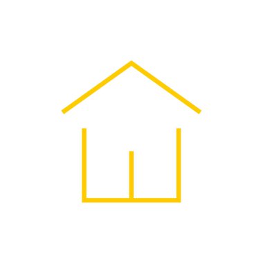 Emlak simgesi, vektör illüstrasyonu