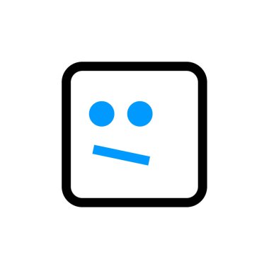 emoji vektör düz simge