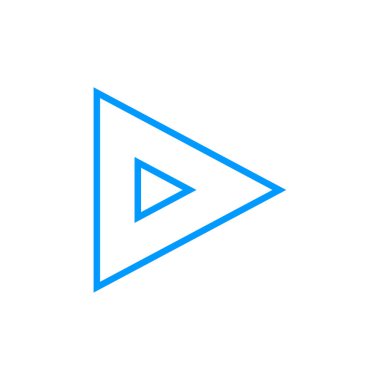 Ok simgesi. vektör illüstrasyonu   