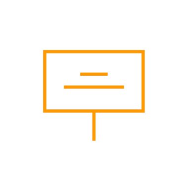 Emlak simgesi, vektör illüstrasyonu