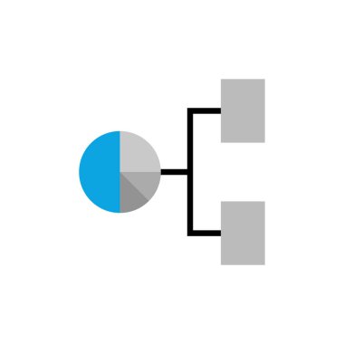 Anaylytics simgesi, vektör illüstrasyonu. düz tasarım biçimi