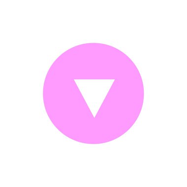 ok işareti simgesi, vektör çizimi  