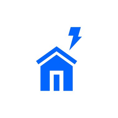 Emlak simgesi, vektör illüstrasyonu