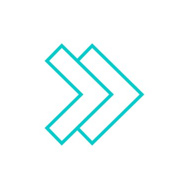 Arkaplanda ok simgesi vektör işareti ve sembol izole edildi,